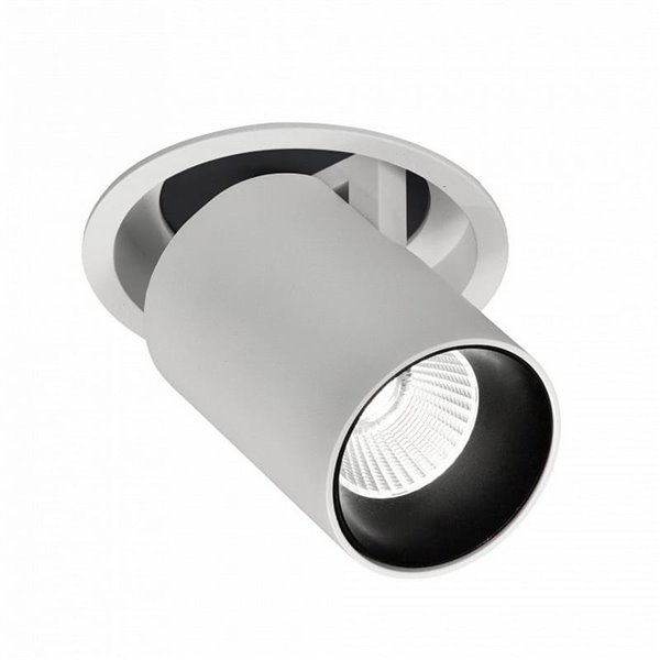 Foco orientable empotrable LED 5W GARDA MINI, estilo moderno blanco, 36º, 2700K/3000K/4000K