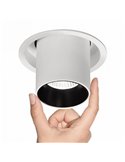 Foco orientable empotrable LED 5W GARDA MINI, estilo moderno blanco, 36º, 2700K/3000K/4000K