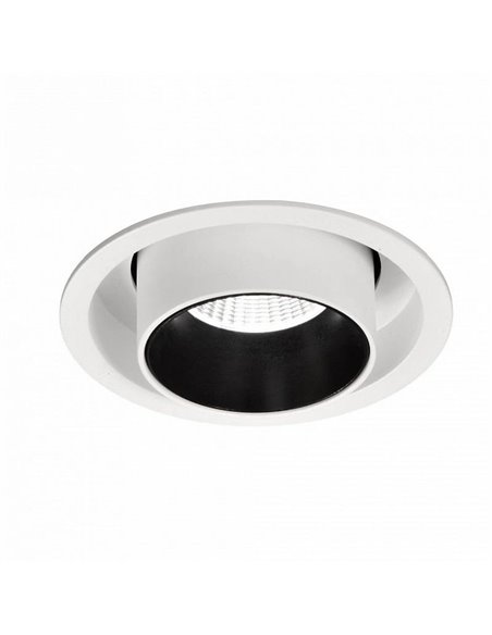 Foco orientable empotrable LED 5W GARDA MINI, estilo moderno blanco, 36º, 2700K/3000K/4000K