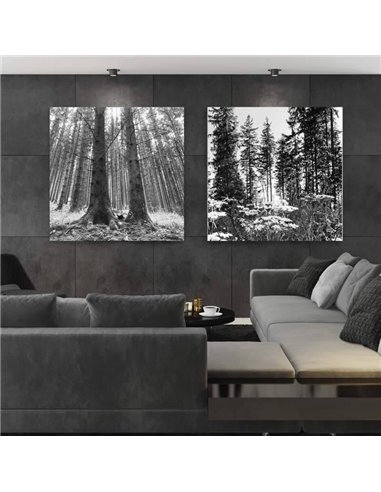 Holofote LED embutido GARDA MINI 7W, 35°, preto, 2700K/3000K, moderno