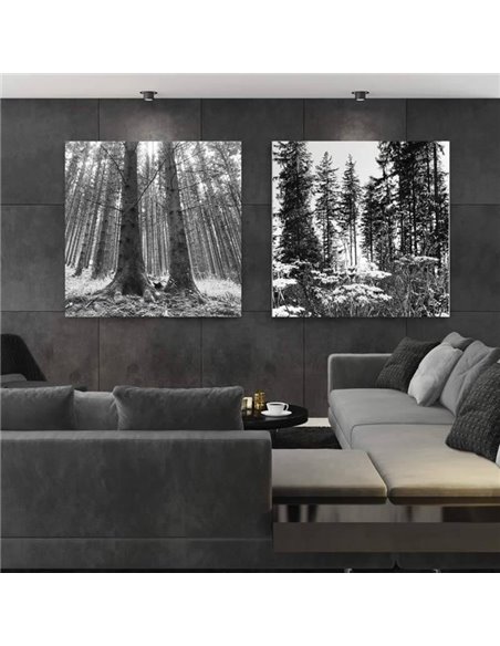 Spot encastré LED GARDA MINI 7W, 35°, noir, 2700K/3000K, moderne