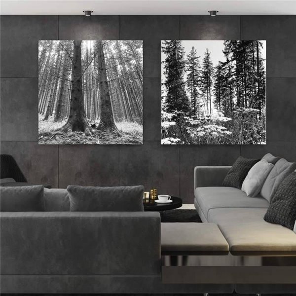 Holofote LED embutido GARDA MINI 7W, 35°, preto, 2700K/3000K, moderno