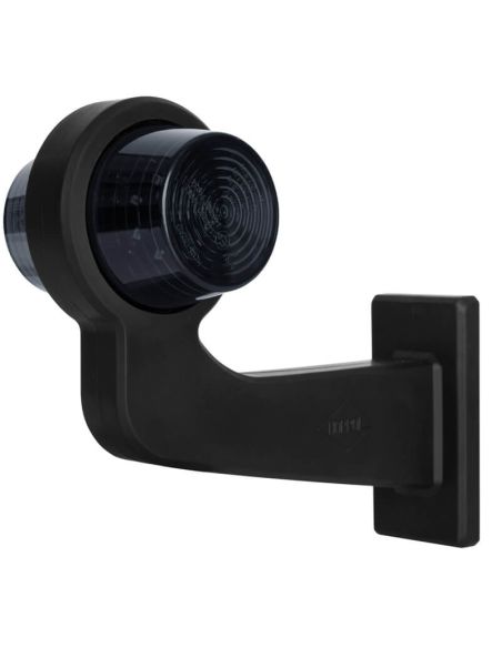 Luz de gálibo LED con brazo LD 2586 - 2587 GRAPHITE lentes Dark 12/24V con brazo largo Blanco Rojo R10 A R1