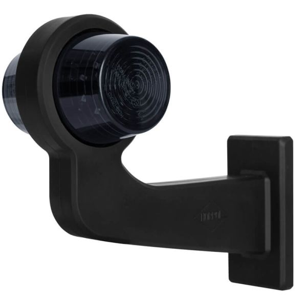 Luz de gálibo LED con brazo LD 2586 - 2587 GRAPHITE lentes Dark 12/24V con brazo largo Blanco Rojo R10 A R1