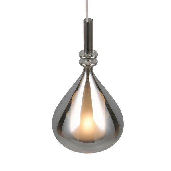 Lampara colgante ALDEA 1 pantalla cristal ahumado, excl. 1x E14 max. 10W IP20 Ámbar