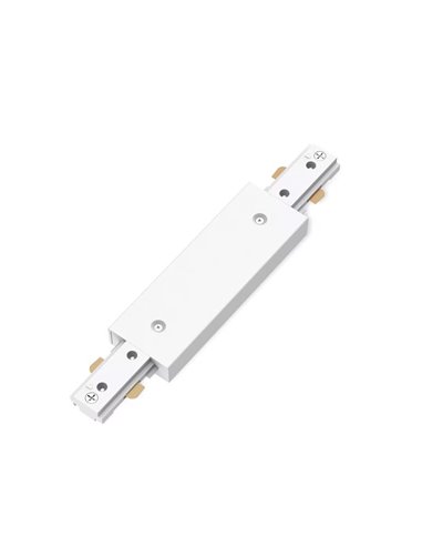 Fuente de alimentación de doble extremo EasyLink blanco, para el centro de carril monofásico