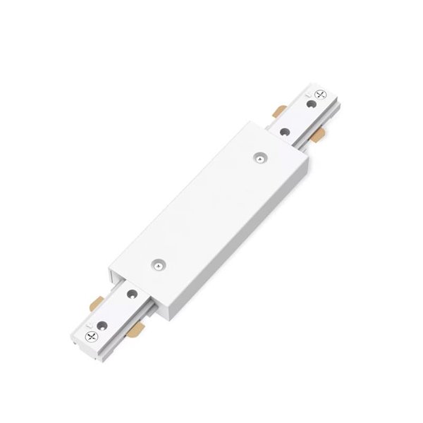 Fuente de alimentación de doble extremo EasyLink blanco, para el centro de carril monofásico