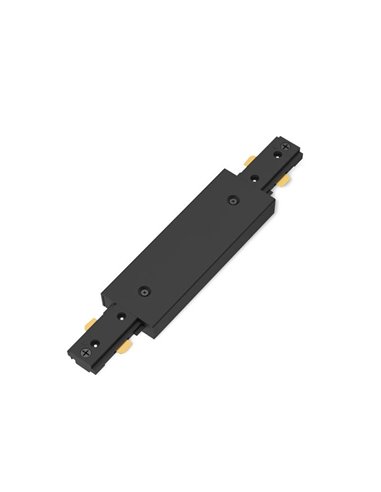 Bloc d'alimentation double extrémité EasyLink noir, pour centre de rail monophasé