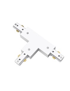 Conector en T EasyLink blanco, para sistemas de luces de carril de alta tensión