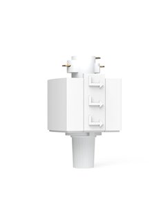 Connecteur blanc pour luminaires suspendus EasyLink sur rails monophasés