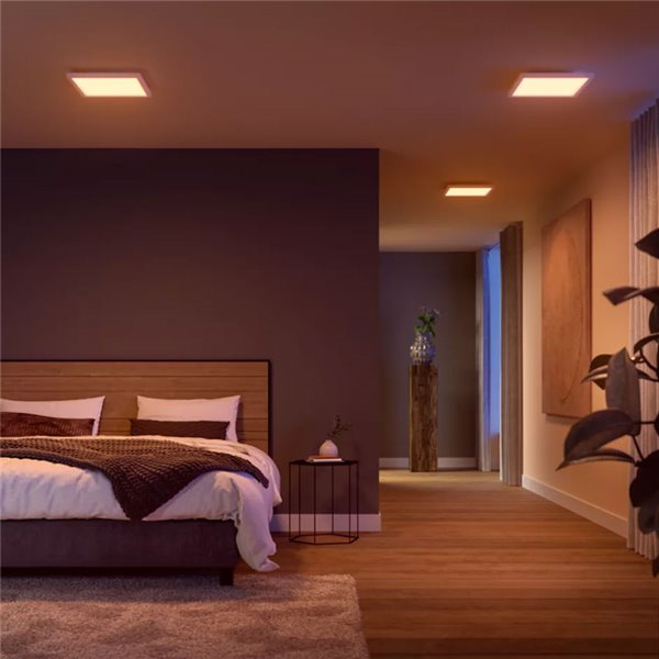 Panel cuadrado inteligente LED SURIMU 30x30cm blanco, 25W 1760Lm, 2000-6500K white color ambience