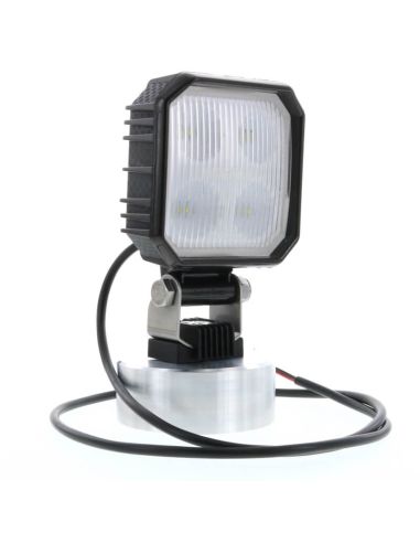 Farol de Ré LED Quadrado CARBONLUX R23, 9W, 1000Lm, com Interruptor de 10-30V, IP69K | Aprovado pela AR R10