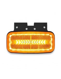 Luz de LED de afastamento FT-080 + K LED 12–36 V com indicador lateral, refletor e suporte angular | Aprovado 5 IA SM1 R10 2