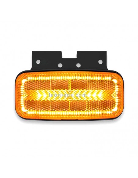 Luz de gálibo LED FT-080 + K LED 12–36V con intermitente lateral, reflector y soporte angular | Homologada 5 IA SM1 R10
