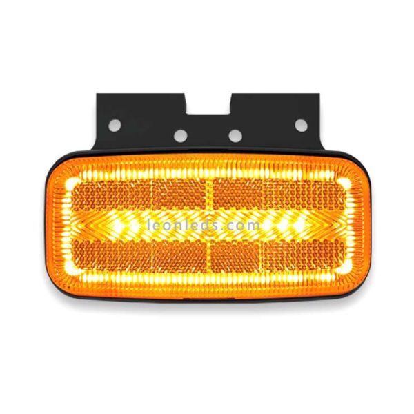 Luz de gálibo LED FT-080 + K LED 12–36V con intermitente lateral, reflector y soporte angular | Homologada 5 IA SM1 R10