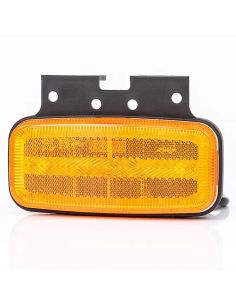 Luz de gálibo LED FT-080 + K LED 12–36V con intermitente lateral, reflector y soporte angular | Homologada 5 IA SM1 R10