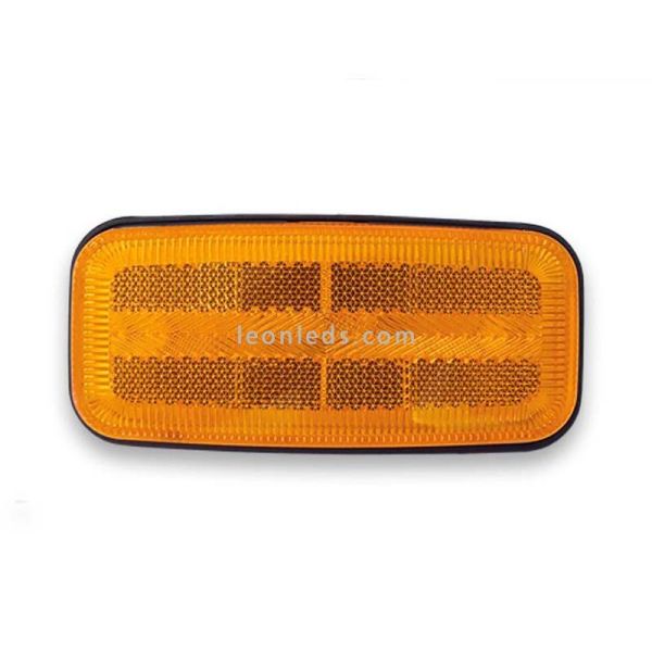 Piloto lateral de gálibo LED FT-080 LED 12–36V con intermitente y reflector | Montaje en superficie