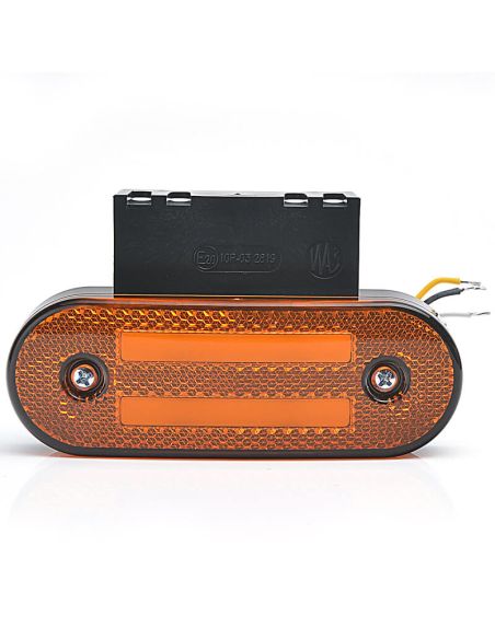 Galibo Lateral LED con Intermitente Catadióptrico y Soporte ADR redondeado 2 lineas Neon 12V-24V SM1 5 IA