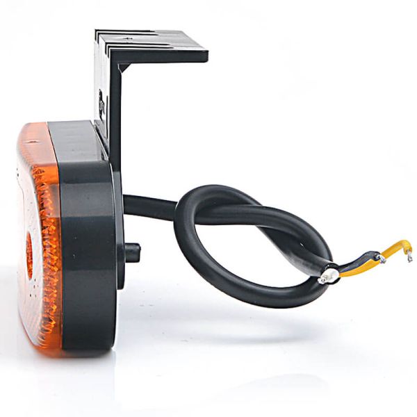 Lateral Galibo Lateral LED con Intermitente Catadióptrico y Soporte ADR redondeado 2 lineas Neon 12V-24V SM1 5 IA