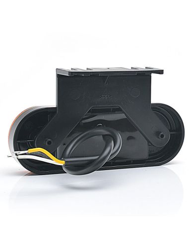 Trasera Galibo Lateral LED con Intermitente Catadióptrico y Soporte ADR redondeado 2 lineas Neon 12V-24V SM1 5 IA
