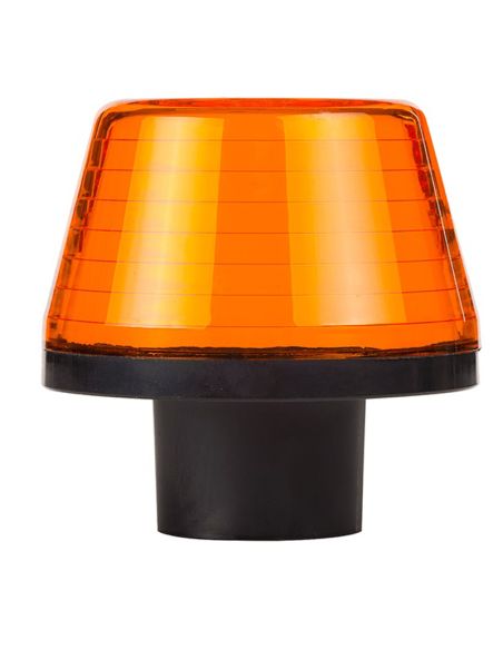 Feu clignotant LED LKD 2647 NEON 12/24 V avec lentille ambre | Catégorie 5 | IP68 | Homologué R10 HOR 100B