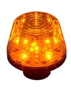 Voyant clignotant LED rond, tulipe transparente | Catégorie 5 | 12 V 24 V | CEM R10 HOR 100B 2