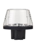 Voyant clignotant LED rond, tulipe transparente | Catégorie 5 | 12 V 24 V | CEM R10 HOR 100B