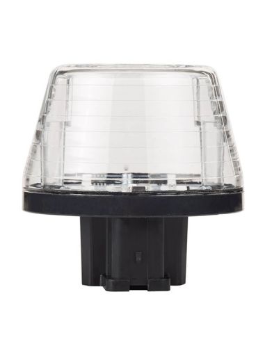 Voyant clignotant LED rond, tulipe transparente | Catégorie 5 | 12 V 24 V | CEM R10 HOR 100B