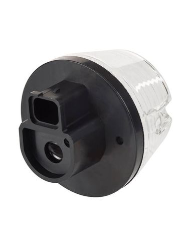 Piloto LED intermitente redondo tulipa transparente | Categoria 5 | 12V 24V | EMC R10 HOR 100B