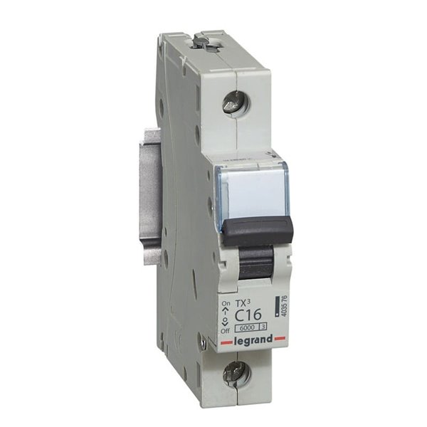 Magnetotérmico Legrand TX³ 403576, C16, 1 polo, 6 kA, 230 V