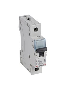 Legrand TX³ 403577, C20, 1 pôle 6 kA, 230 V magnétothermique