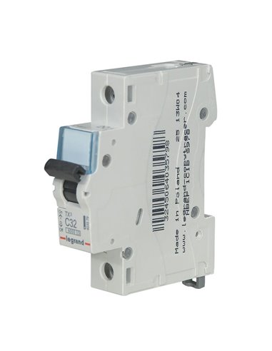 Magnetotérmico Legrand TX³ 403579, C32, 1 polo, 6 kA, 230 V DIN
