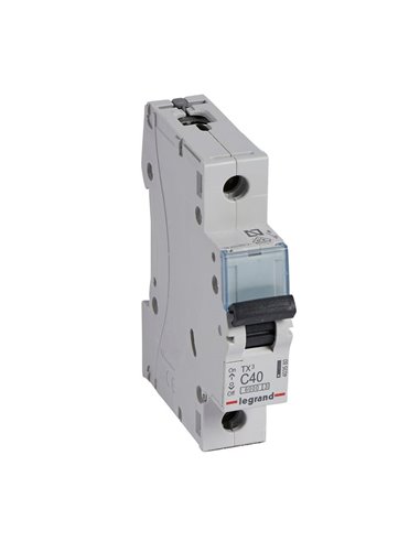 Magnetotérmico Legrand TX³ 403580, C40, 1 polo, 6 kA, 230 V DIN