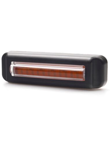 Mini barra LED intermitente delantera W295 serie 2446 12/24V universal 1D R10 | cable 24 cm