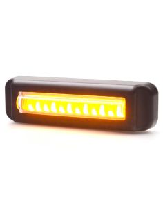 Mini barra LED intermitente delantera W295 serie 2446 12/24V universal 1D R10 | cable 24 cm 2