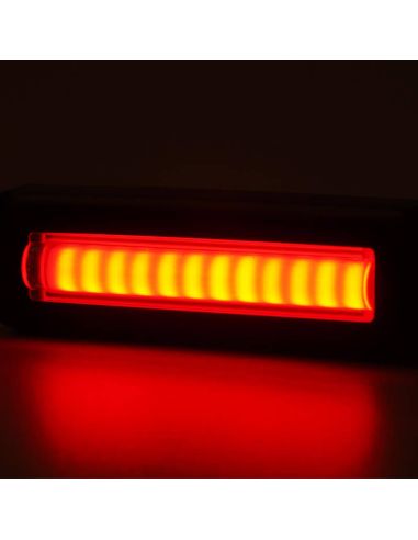 Encendido Mini barra LED trasera de posición y freno W295 serie 2446 12/24V universal R1 S1D R10 | cable 24 cm