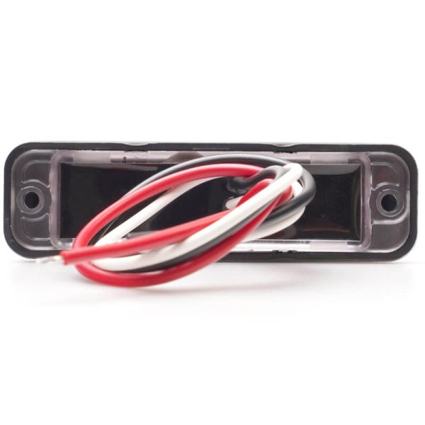 Barra de luz de freio traseira mini LED W295 série 2446 12/24 V universal R1 S1D R10 | Cabo de 24 cm