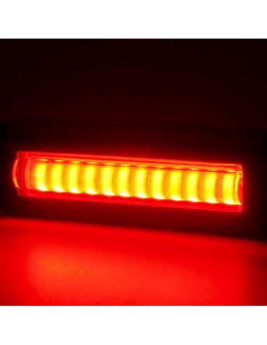 Mini barra LED antiniebla trasera W295 serie 2445 12/24V universal F1 R10 | cable 24 cm