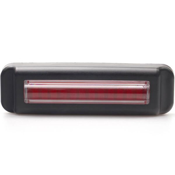 Mini barra de luz de neblina traseira LED W295 série 2445 12/24V universal F1 R10 | Cabo de 24 cm