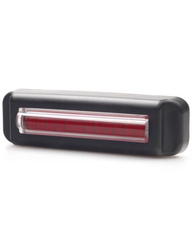 Mini barra de luz de neblina traseira LED W295 série 2445 12/24V universal F1 R10 | Cabo de 24 cm