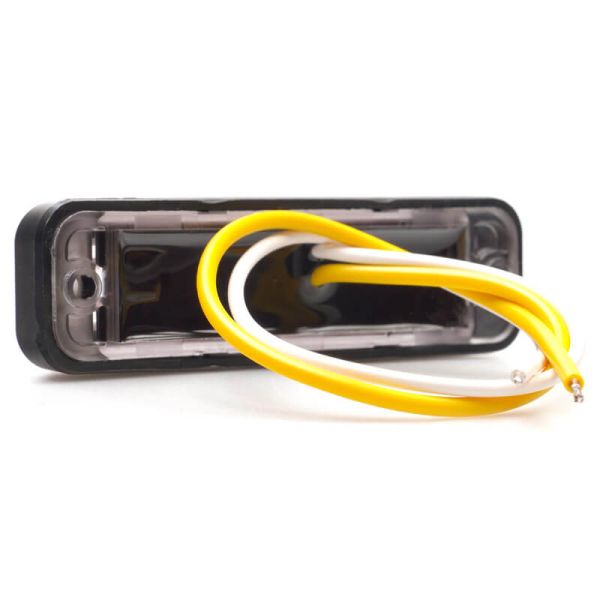 Mini barra de luz de seta traseira de LED 12V 24V universal 2ª fileira R10 | 8,7 cm x 2,73 cm | L295