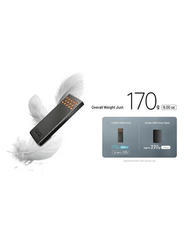 Power bank Carbo NB10000GEN2 30W 10.000mAh ultraligera USB-C IPX8 sumergible