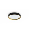 Plafon redondo LED 24W preto Ø38,4cm, HANNO SCENESWITCH 2700K-2700Lm/4000K-2800Lm