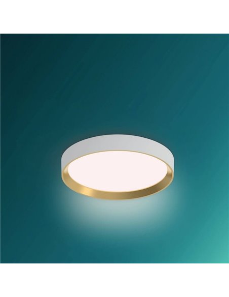 Plafón LED redondo 24W blanco Ø38,4cm, HANNO SCENESWITCH  2700K-2700Lm/4000K-2800Lm