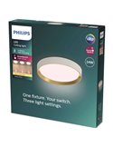 Plafón LED redondo 24W blanco Ø38,4cm, HANNO SCENESWITCH  2700K-2700Lm/4000K-2800Lm
