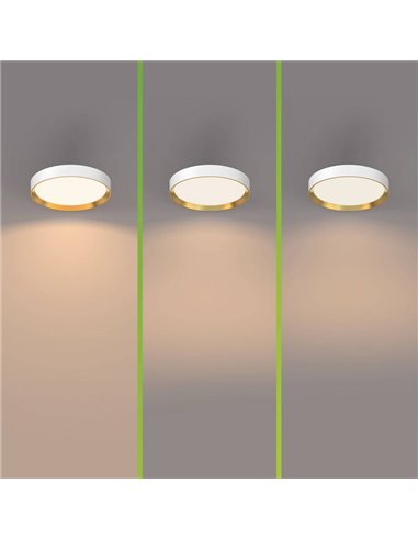 Plafón LED redondo 24W blanco Ø38,4cm, HANNO SCENESWITCH  2700K-2700Lm/4000K-2800Lm