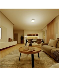 Plafón LED redondo 24W blanco Ø38,4cm, HANNO SCENESWITCH  2700K-2700Lm/4000K-2800Lm 2
