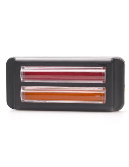 Doble barra LED trasera de posición, freno e intermitente W296 serie 2447 12/24V universal R1 S1D 2aD R10 | cable 24 cm
