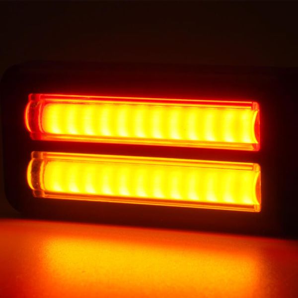 Doble barra LED trasera de posición, freno e intermitente W296 serie 2447 12/24V universal R1 S1D 2aD R10 | cable 24 cm