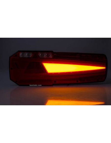 Feu arrière LED avec triangle Mavic 6 Fonctions Horpol | leonleds